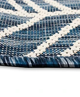 Liora Manne' Carmel Chevron 3'3" x 4'11" Outdoor Area Rug