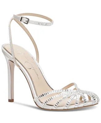 Jessica Simpson Women's Jileta Bridal Ankle-Strap Dress Sandals