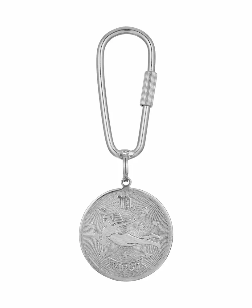 Women's Virgo Key Fob - Silver