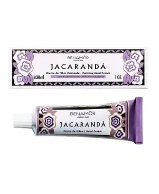 Women's Jacaranda Creme de Maos Hidratante, Moisturizing Hand Cream, 1.01 fl oz