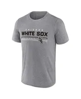 Men's Fanatics Heathered Gray Chicago White Sox Durable Goods Synthetic T-shirt