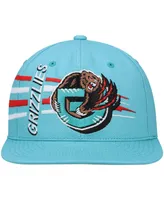 Men's Mitchell & Ness Turquoise Vancouver Grizzlies Hardwood Classics Retro Bolt Deadstock Snapback Hat