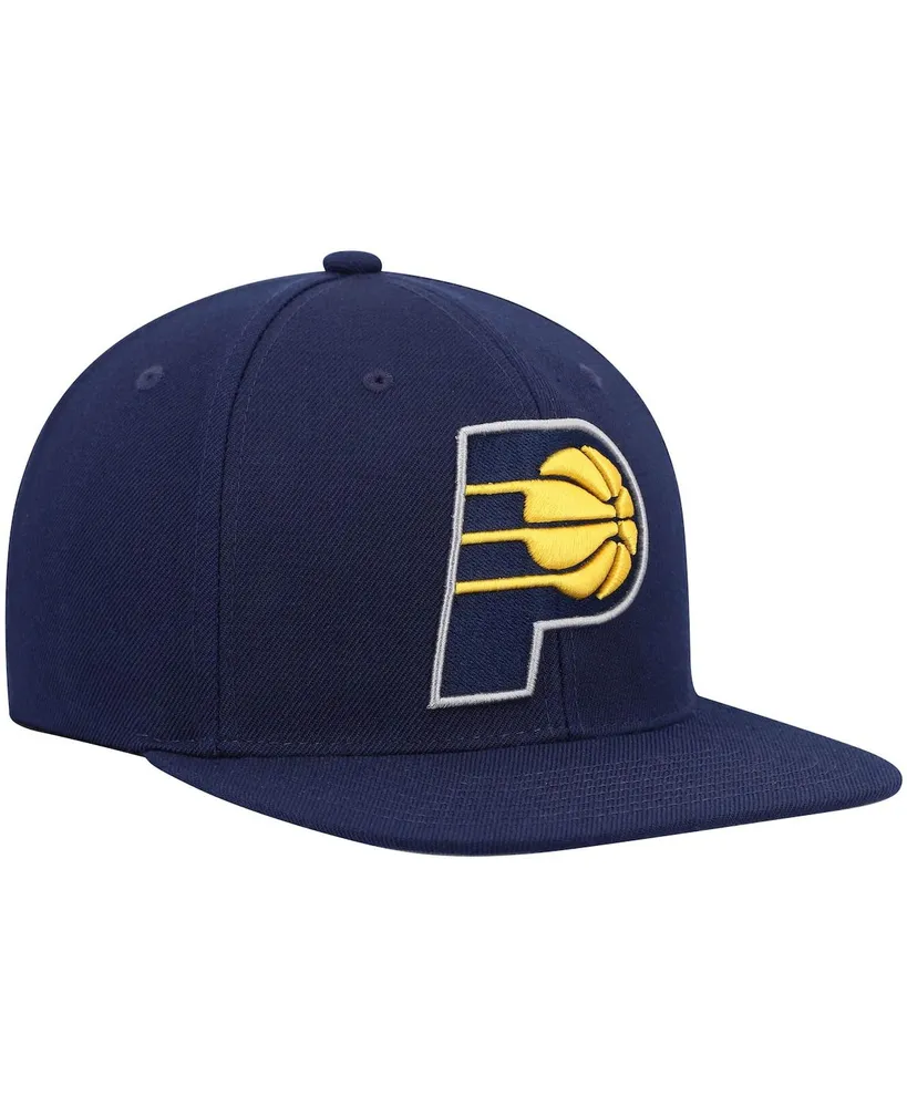 Men's Mitchell & Ness Navy Indiana Pacers Ground 2.0 Snapback Hat
