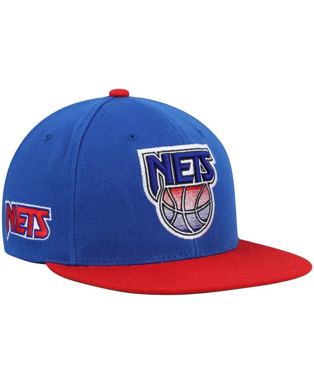 Men's Brooklyn Nets Mitchell & Ness Black/Light Blue Pastel Snapback Hat