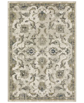 Jhb Design Adria ADR333V 5'3" x 7'3" Area Rug - Beige, Gold