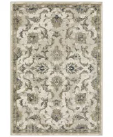 Jhb Design Adria ADR333V 5'3" x 7'3" Area Rug - Beige, Gold