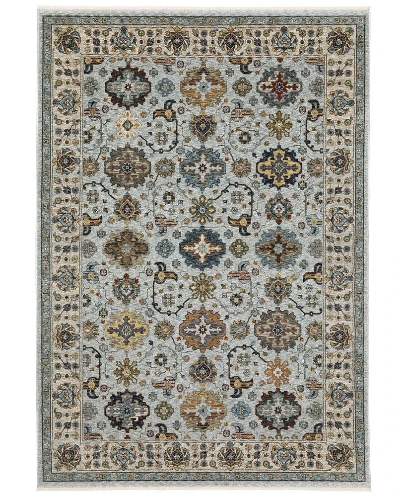 Oriental Weavers Aberdeen ABE61W1 6'7" x 9'6" Area Rug