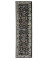 Jhb Design Devine DEV61B1 2'3" x 7'6" Runner Area Rug