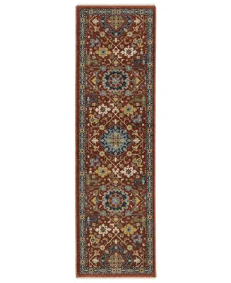 Oriental Weavers Aberdeen ABE6R1 2'3" x 7'6" Runner Area Rug