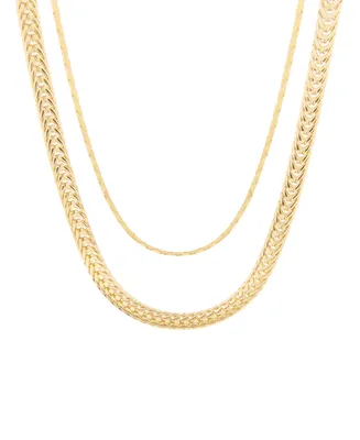 brook & york Gaby Chain Layering Necklace, Set of 2 - Gold