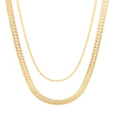 brook & york Gaby Chain Layering Necklace, Set of 2 - Gold