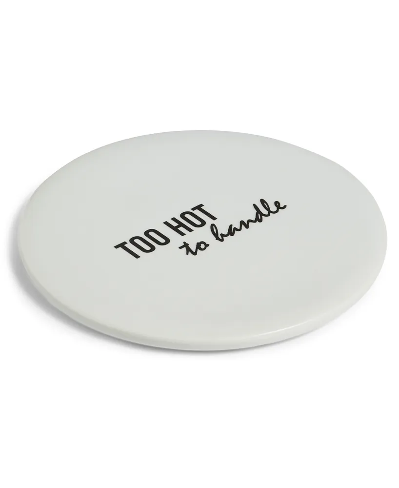 The Cellar Words Circle Ceramic Trivet, Created for Macy's