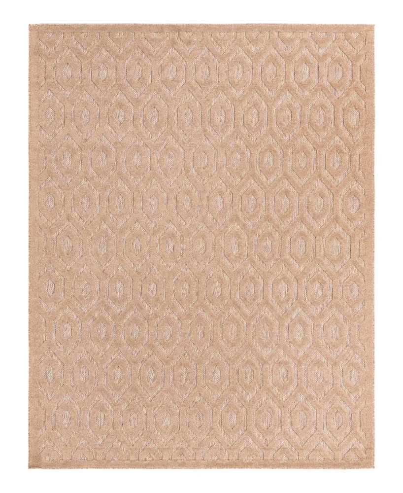 Bayshore Home High-Low Pile Latisse Textured Outdoor LTO01 7'10" x 10' Area Rug