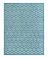 Bayshore Home High-Low Pile Latisse Textured Outdoor LTO01 7'10" x 10' Area Rug