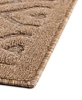 Bayshore Home High-Low Pile Latisse Textured Outdoor LTO01 7'10" x 10' Area Rug