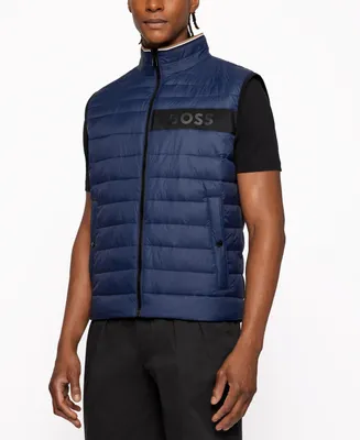 Boss Men's Water-Repellent Padded Gilet