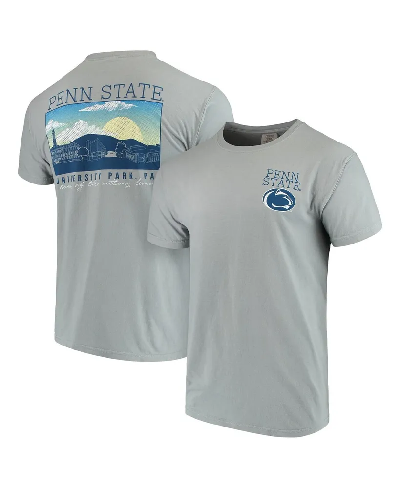 Men's Gray Penn State Nittany Lions Comfort Colors Campus Scenery T-shirt