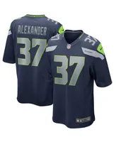 Men's Nike Shaun Alexander College Navy Seattle Seahawks Game Retired Player Jersey