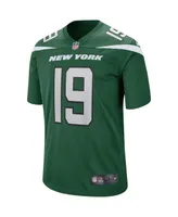 Men's Nike Keyshawn Johnson Gotham Green New York Jets Game Retired Player Jersey