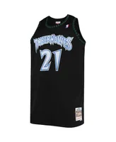 Men's Mitchell & Ness Kevin Garnett Black Minnesota Timberwolves Big and Tall Hardwood Classics Jersey