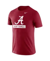 Men's Nike Crimson Alabama Tide Softball Drop Legend Performance T-shirt