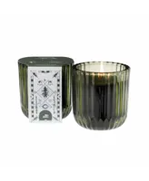 The Smell of Tree Ribbed Glass Candle