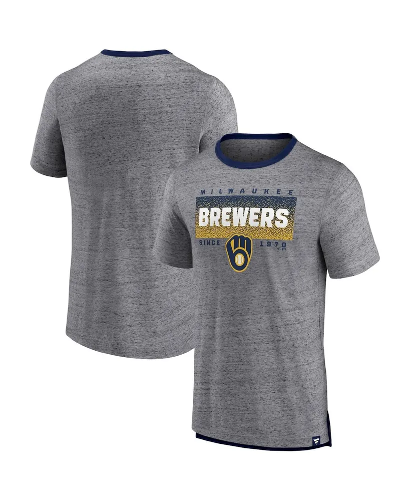 Men's Fanatics Branded Gold Milwaukee Brewers Iconic Glory Bound T-Shirt