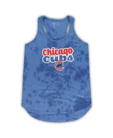 Women's Concepts Sport Royal Chicago Cubs Plus Cloud Tank Top and Shorts Sleep Set