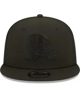 Men's New Era Black Cleveland Browns Classic 9Fifty Trucker Snapback Hat
