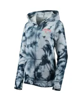 Women's New Era Navy St. Louis Cardinals Tie-Dye Full-Zip Hoodie