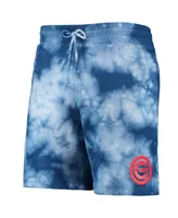 Men's New Era Royal Chicago Cubs Team Dye Shorts