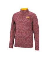 Men's Colosseum Cardinal Usc Trojans Tivo Quarter-Zip Jacket