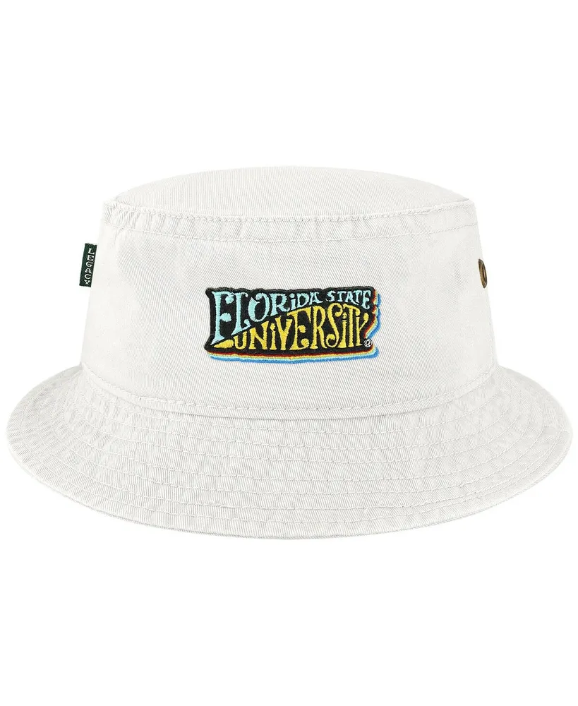 Men's League Collegiate Wear White Florida State Seminoles Beach Club Color Waves Bucket Hat