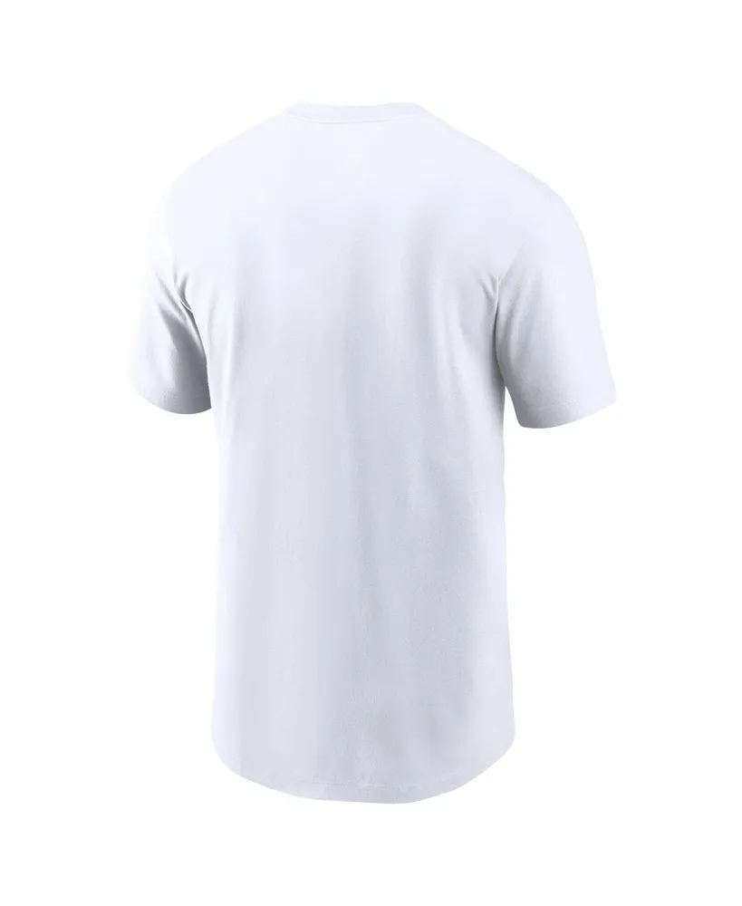 Men's Nike White Los Angeles Dodgers Team City Connect Wordmark T-shirt