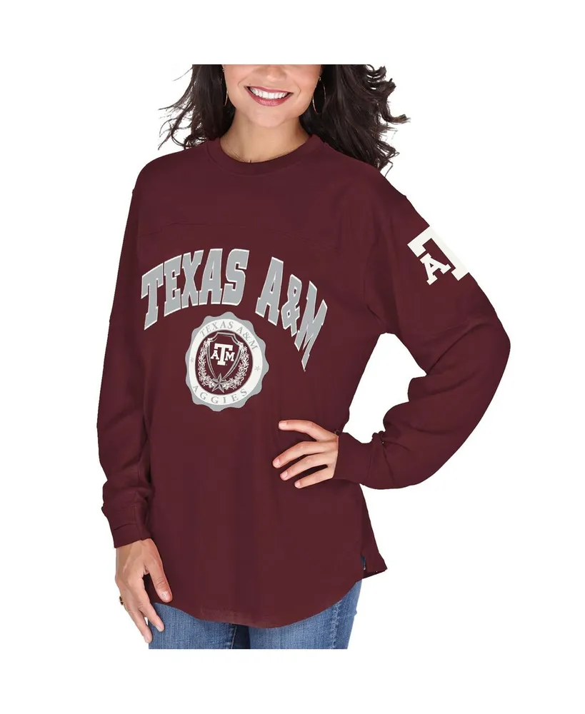 Women's Maroon Texas A M Aggies Edith Long Sleeve T-shirt