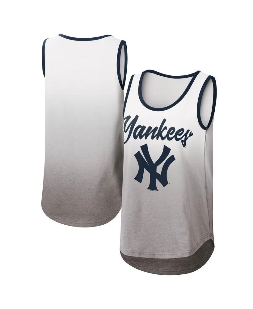 Women's G-iii 4Her by Carl Banks White New York Yankees Logo Opening Day Tank Top