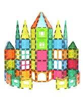 Mag-Genius 102 Piece Magnetic Building Block Play People Castle Set