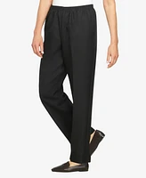 Alfred Dunner Plus Classic Pull-On Straight-Leg Short Length Pants