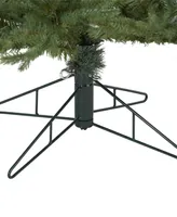 New Hampshire Spruce Artificial Christmas Tree with Lights and Bendable Branches, 78"