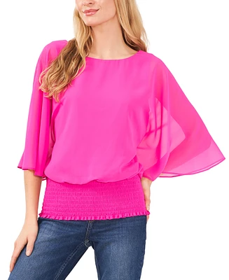 Sam & Jess Women's Smocked-Waist Top