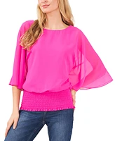 Sam & Jess Women's Smocked-Waist Top