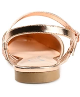 Journee Collection Women's Nysha Rhinestone Flats