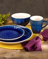 Euro Ceramica Fez Dinnerware Set, 16 Piece