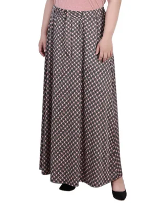 Plus Maxi Length Skirt