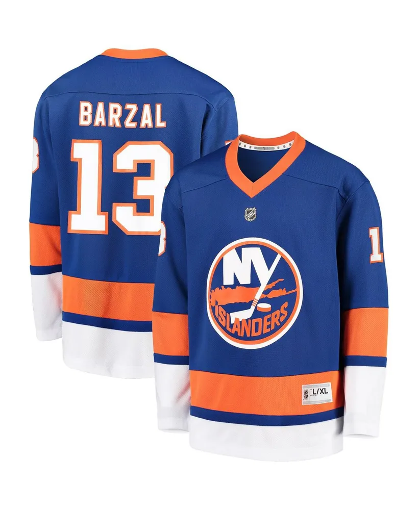 Big Boys Mathew Barzal Royal New York Islanders Home Player Replica Jersey