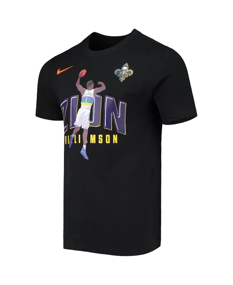 Men's Nike Zion Williamson Black New Orleans Pelicans Hero Performance T-shirt