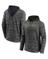 Men's Fanatics Charcoal Lafc Shining Victory Space-Dye Pullover Hoodie