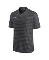 Men's Nike Charcoal Chicago White Sox Authentic Collection City Connect Striped Performance Polo Shirt