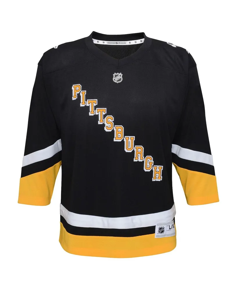 Preschool Boys and Girls Black Pittsburgh Penguins 2021/22 Alternate Replica Jersey