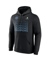 Men's Fanatics Black New York City Fc 2021 Mls Cup Champions Standard Pullover Hoodie